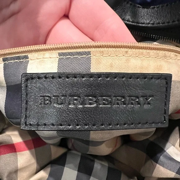 Auth.✅ Burberry Blue Nylon Tote💙 - Picture 9 of 16
